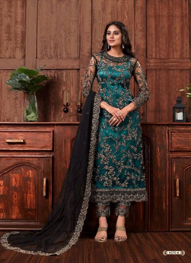 VIPUL PRISTINE Latest Fancy Designer Heavy Festive Wear Keavy Net With Cord And Sequence Floral Embroidery Work Salwar Suit Collection